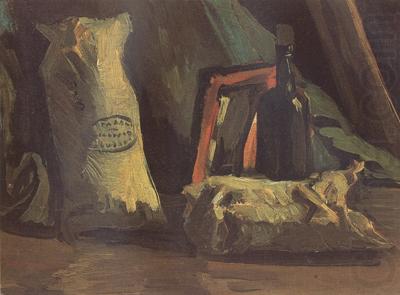Still Life with Two Sacks and a Bottle (nn040, Vincent Van Gogh